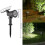 Solar Spotlights with 180 Adjustable Panel, IP65, 8h 2