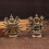 Antike Messing-Tausendhand-Guanyin-Statue, heiliges-2 Stück 6