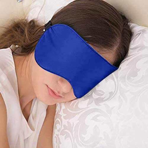 Silk Sleep Mask with Adjustable Strap, Blackout Eye Mask 2