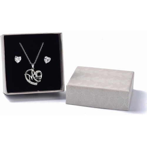 White Square Paper Jewelry Gift Box – 1 pc 2