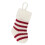 Knitted Christmas Stocking, Red & White Stripes, 8 in 2