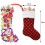 Plaid Christmas Stocking Red White 46cm 5