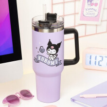 Kuromi 900ml Insulated Cup and Straw