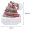 Christmas Elk & Snowflake Hat, Flannel, 30x40cm 5