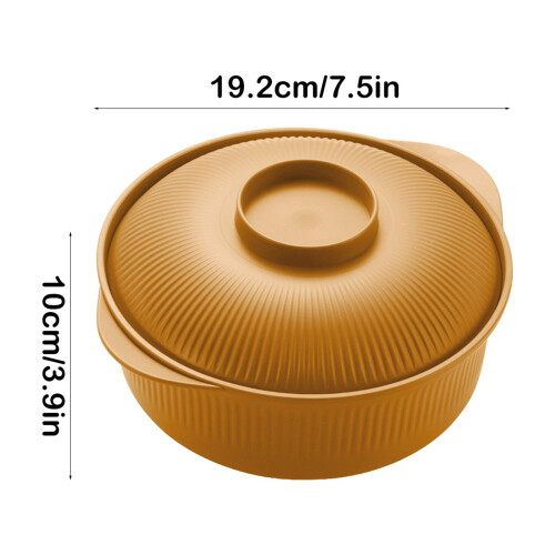 Ramen Bowls Yellow – Microwave-Safe, Lightweight, 1-Pack 2