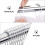 White Metal Shower Curtain Rings (4 Pack) 2