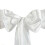 Satin Chair Sashes – 5 pcs, 6" x 106", White 3