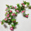 Artificial Vine Garland with 40 Flowers, 2.4m 4