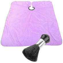1 Set Hair Cutting Cape Barber Hairdressing Cape Hair Stylist Haircut Cape with Neck Duster Brush