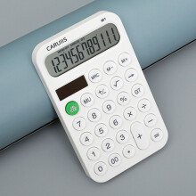 Calculadora de bolso rosa de 12 dígitos para crianças e estudantes.