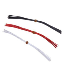 Confezione da 30 cavi di collegamento per strumenti da 22AWG, colore rosso e nero, colore rosso.