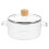 Klarglasgryta med lock, 1350 ml 1