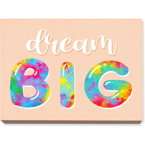 Obraz ścienny na płótnie Dream Big 12x15 cali