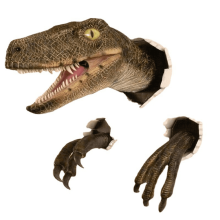 Dealbh Ceann Dineasár Roisín Velociraptor Balla