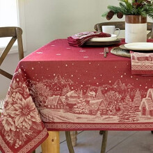 Julby Jacquard-duk, polyester