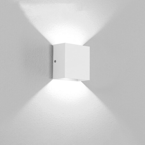 Applique murale LED moderne – Aluminium, 6 W, éclairage vers le haut et vers le bas