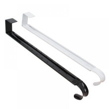 Lot de 2 supports de couronne réglables à suspendre à une porte, 37–63,5 cm