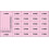 Pink Chinese Auction Tickets 3.5" x 7" 500 Sheets 1