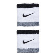 (One Size, White/Grey/Black) Nike Classic Sweatband (Pack of 2)