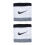 Nike (One Size, White/Grey/Black) Nike Classic Sweatband (Pack of 2) 1