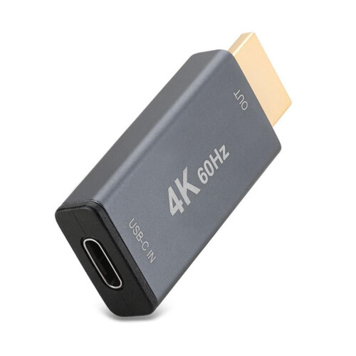 Προσαρμογέας USB-C θηλυκό σε HDMI αρσενικό, 4K, διαστημικό γκρι