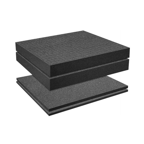 Μαύρο αφρώδες υπόστρωμα συσκευασίας 33x25x3cm