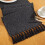 Chemin de table noir style lin avec pompons, 33 x 183 cm 1
