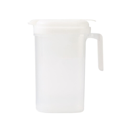 Bollitore bianco da 2 litri con coperchio per limonata e tè freddo