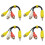 AV Audio Splitter Kabel 3-Way 4 stk 1