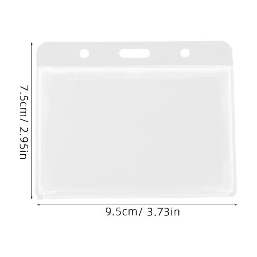 Transparente horizontale Ausweishüllen, 5er-Pack 1
