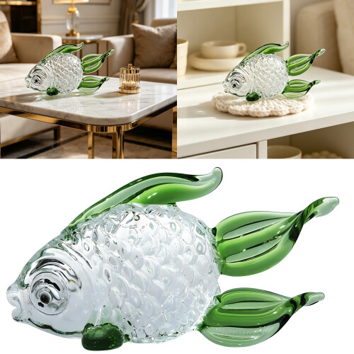 Décors de poisson en cristal élégants 87Mm pour la-Bleu. 2