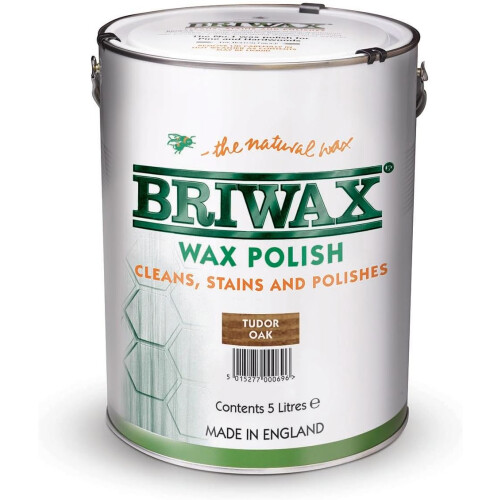 Briwax Wax Polish Tudor Oak 5L