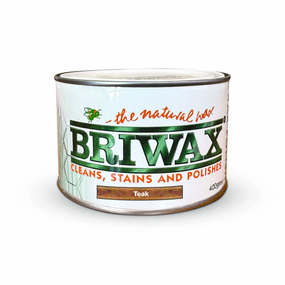 Briwax Wax Polish Teak 400Ml Satin Sheen 5015277000665