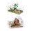 Terrarium respirable de conception transparente de cage-B 2