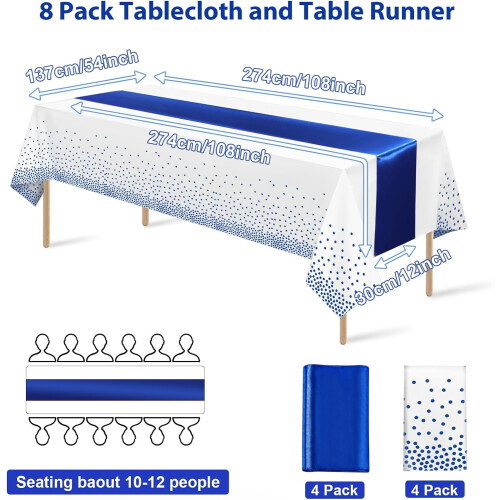 Πλαστικά τραπεζομάντιλα και σατέν τρέιλερ σε μαύρο και χρυσό χρώμα 1