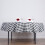 90" rund rutig polyesterduk 1