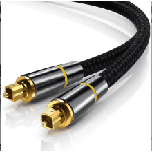 Cavo audio ottico intrecciato in nylon, 2 m