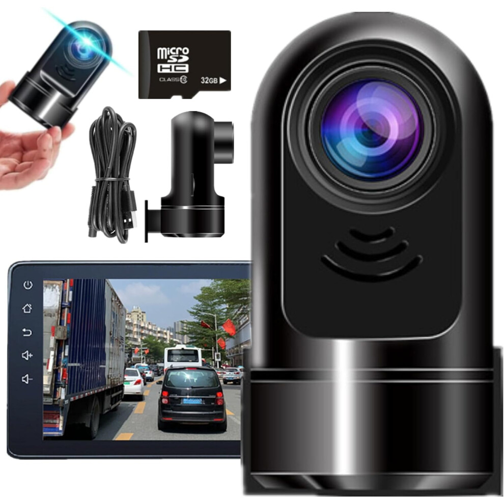 1080P Rotating Mini Adas Dash Cam With 16Gb Or 32Gb 9450273230245