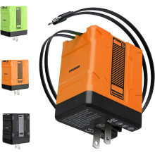 Uitschuifbare telefoonoplader 120W 2-in-1 snellaadadapter