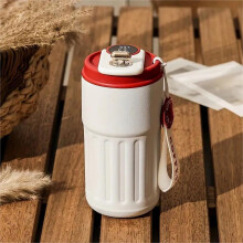 Tazza termica da viaggio in acciaio inox 316 con indicatore di temperatura, 450 ml