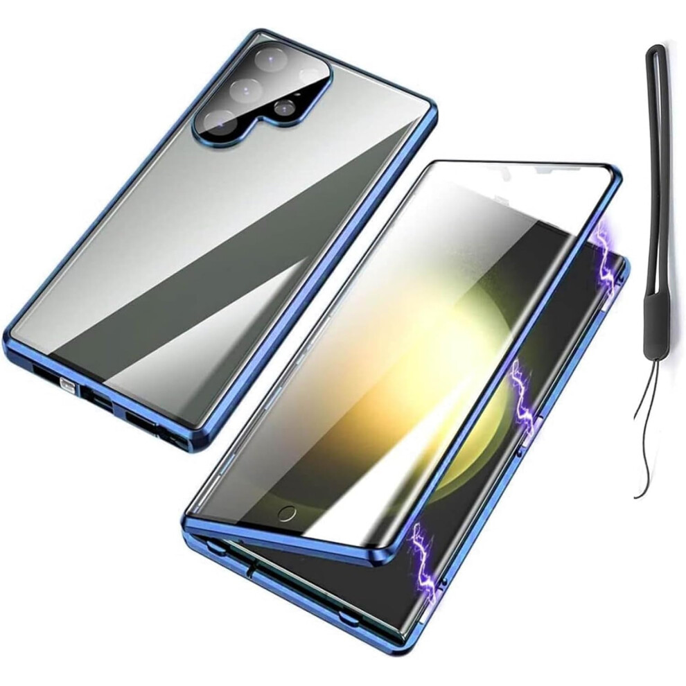 Privacy Magnetic Tempered Glass Case For Samsung Galaxy S25 9087558816025
