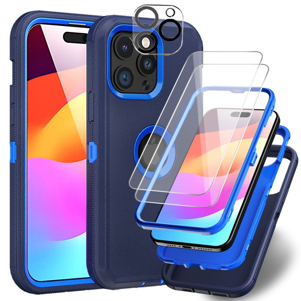 Xhy Iphone 15 Plus Case With Tempered Glass Protectors 9450273214900