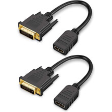 Cabo HDMI para DVI 0,5 pés - Pacote com 2 unidades 1080p
