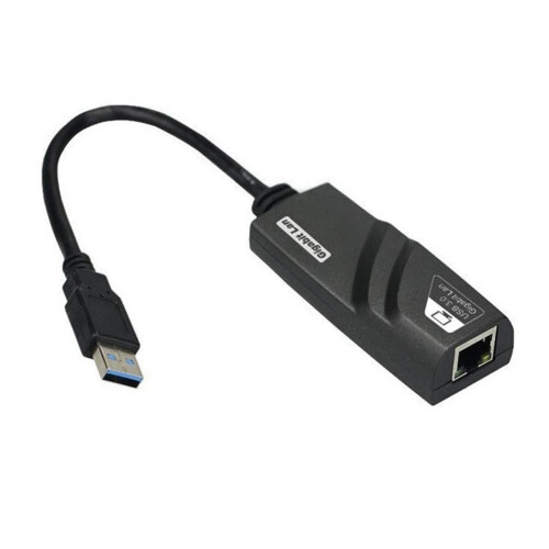 USB 3.0/Type-C till Gigabit Ethernet-adapter 1000 Mbps