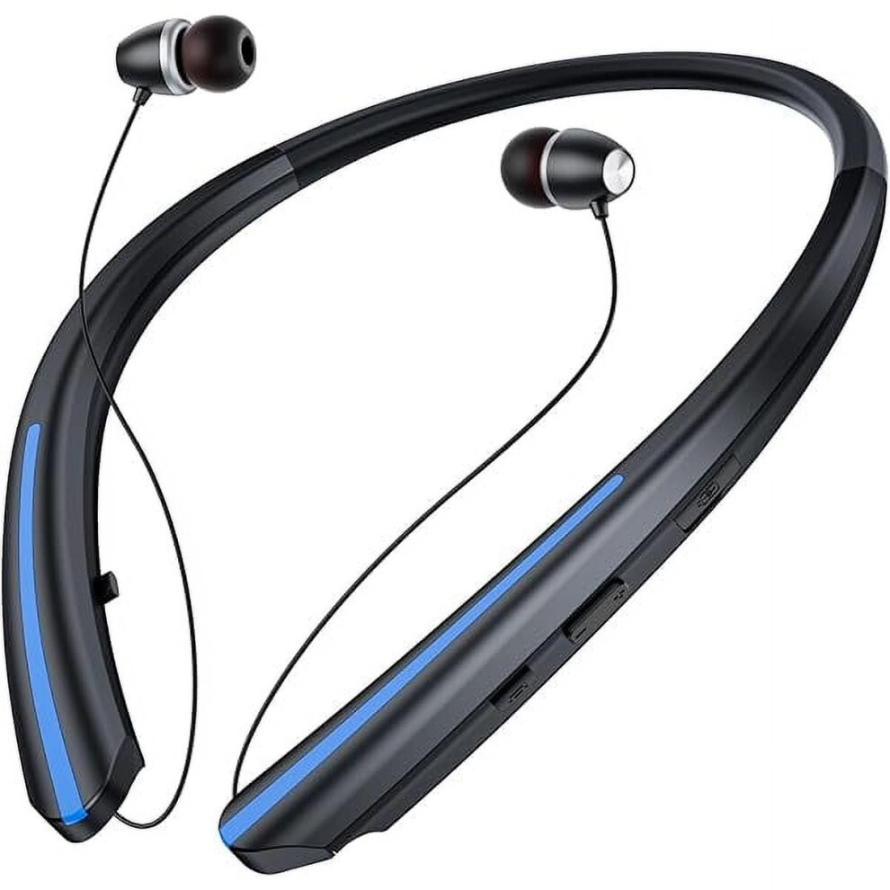 Bluetooth Neckband Headphones With Mic 20H Black/Blue 9032631792215