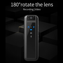 1080P mini kroppskamera med infrarødt nattsyn