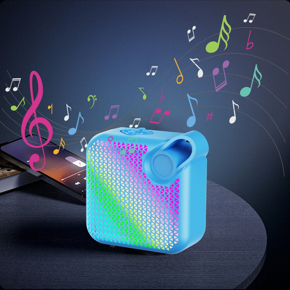 Rgb Bluetooth Speaker 5.3 Portable Desktop Speaker With 913466929238