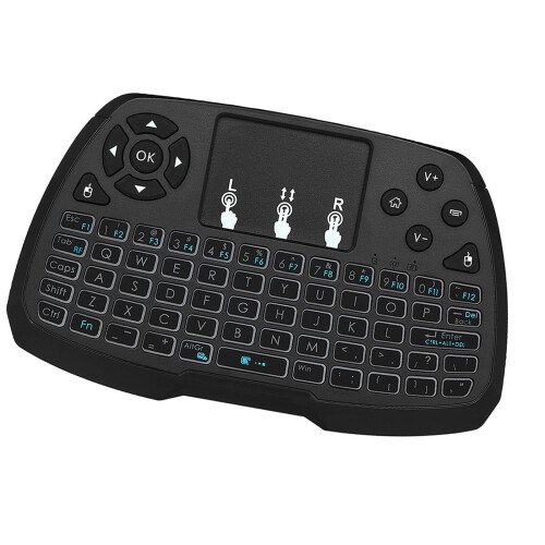 Ασύρματο πληκτρολόγιο με touchpad και οπίσθιο φωτισμό 4 χρωμάτων
