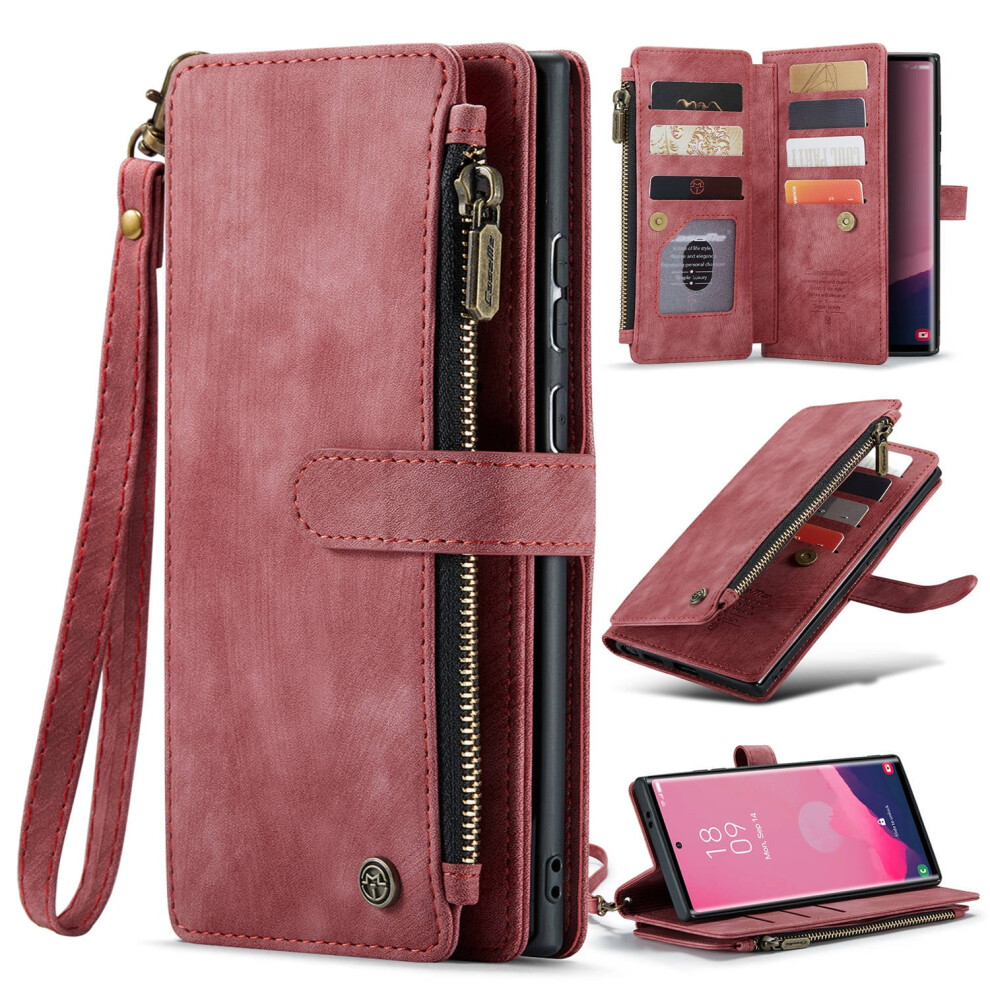 Leather Phone Case With Zipper Wallet And Card Slots 9450273219943