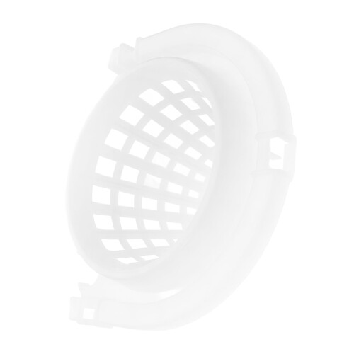 Vit plastmoppkorg med press, 1-pack